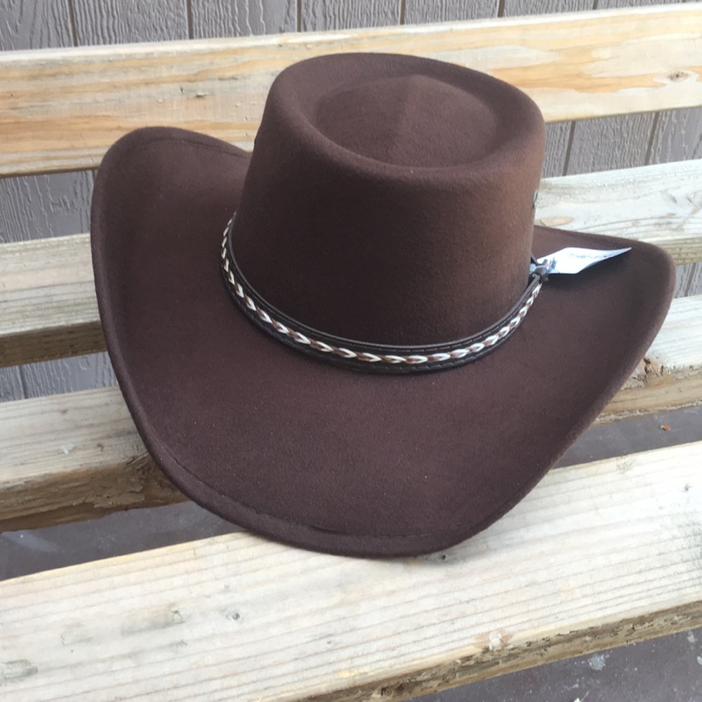 - - Brown top hat unisex